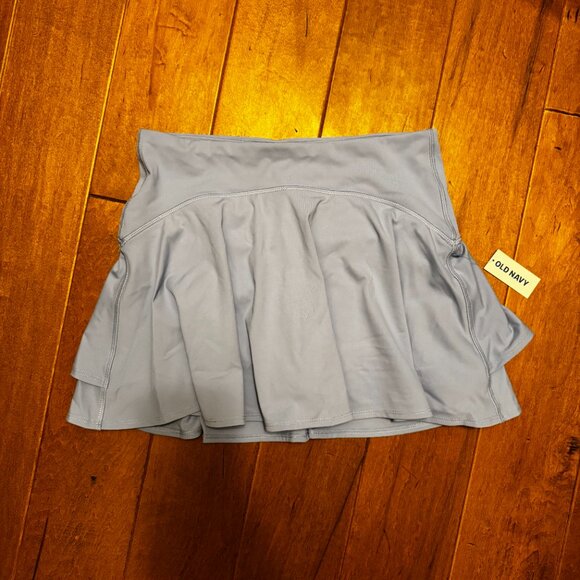 NWT Old Navy Active Blue Golf Skirt – Size M – Built-In Shorts – Preppy & Sporty - Picture 8 of 8